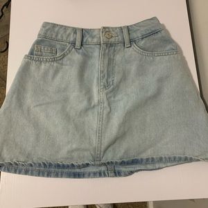 H&M Light Blue Jean Skirt